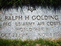 Ralph Golding's Grave, Massachusetts National Cemetery