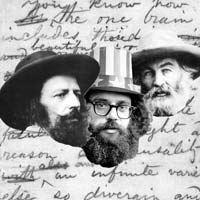 Poets Ginsberg, Whitman, Tennyson