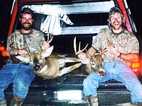 Rupe and Joe LaRock with their deer.